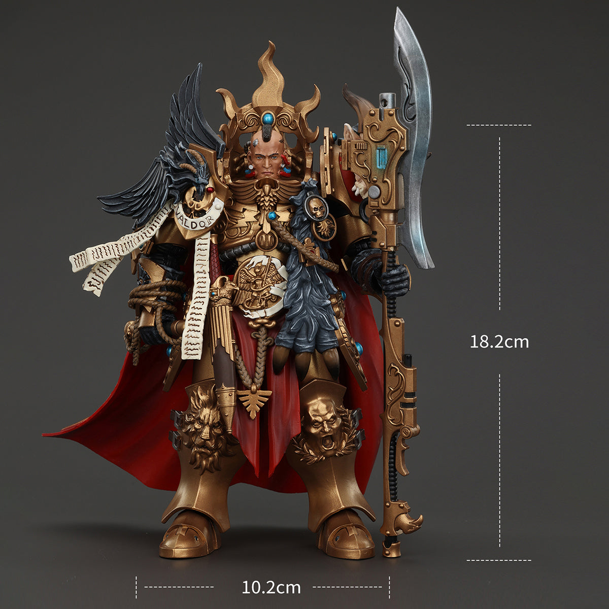 (Only Shipped to the US) JOYTOY Legio Custodes Constantin Valdor Captain-General of the Legio Custodes 1/18 Action Figures