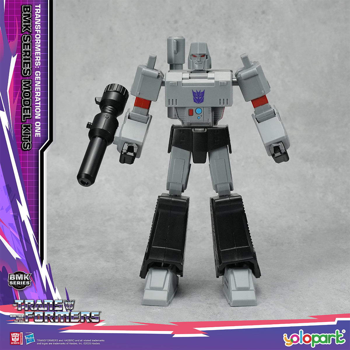 Yolopark Transformers G1 Animation BMK Optimus Prime Megatron Bumblebee Starscream Set Model Kit