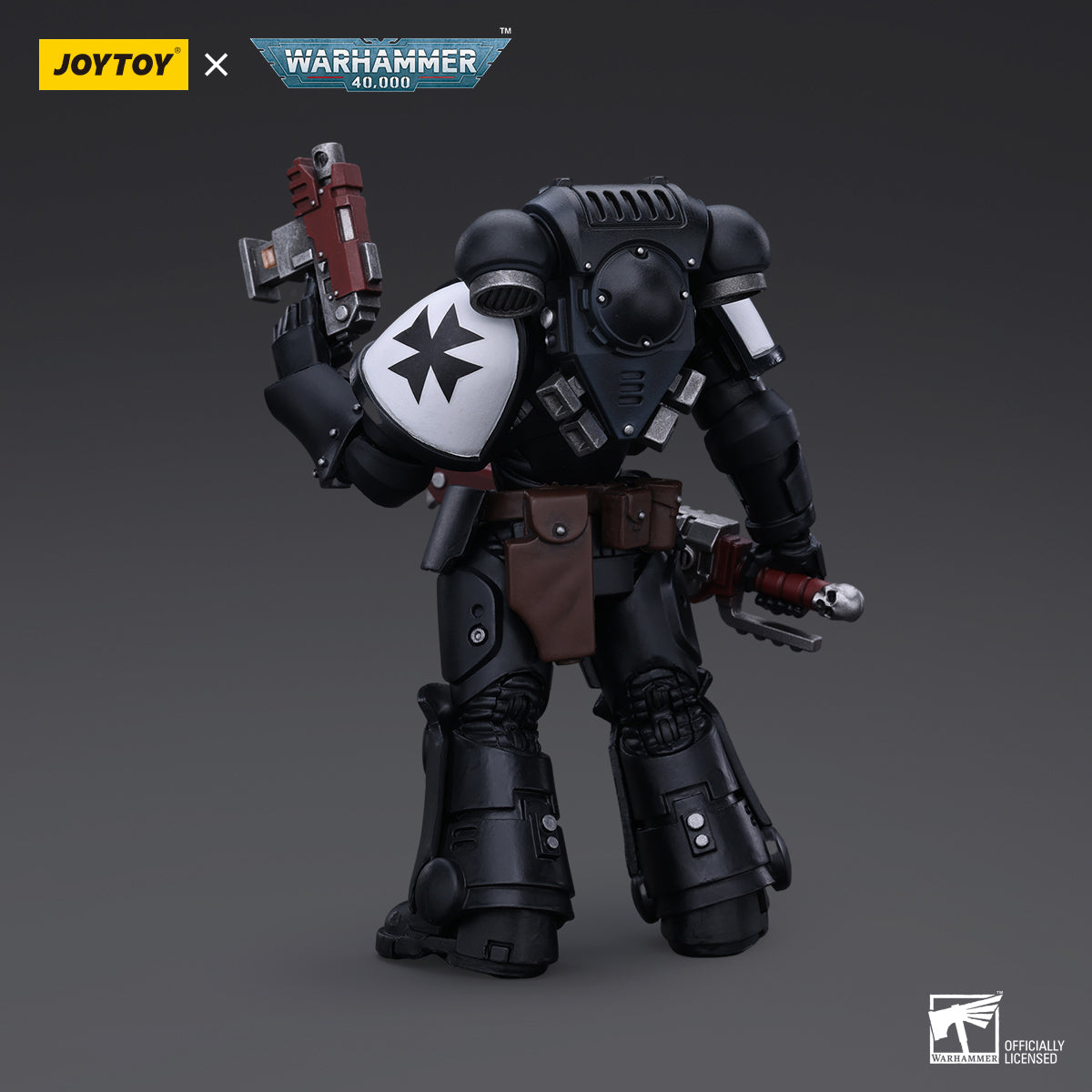 JOYTOY Space Marines Ultramarines Outriders Brother Catonus Black Templars Outriders Brother Valtus 1/18 Scale Action Figure