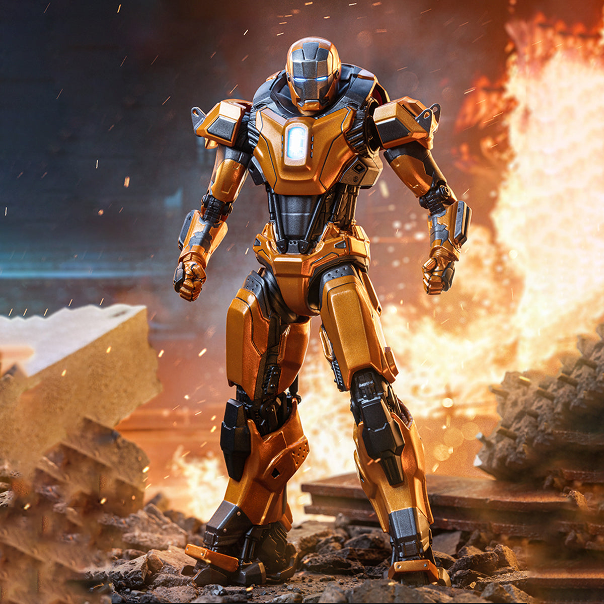 ZD Toys Iron Man MK36 Regulator (Non-Luminous) Action Figures