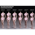 TBLeague Female Seamless Medium/Large Bust More/Medium Muscular Type Headless Detachable Feet 1/6 Scale Action Figure Body