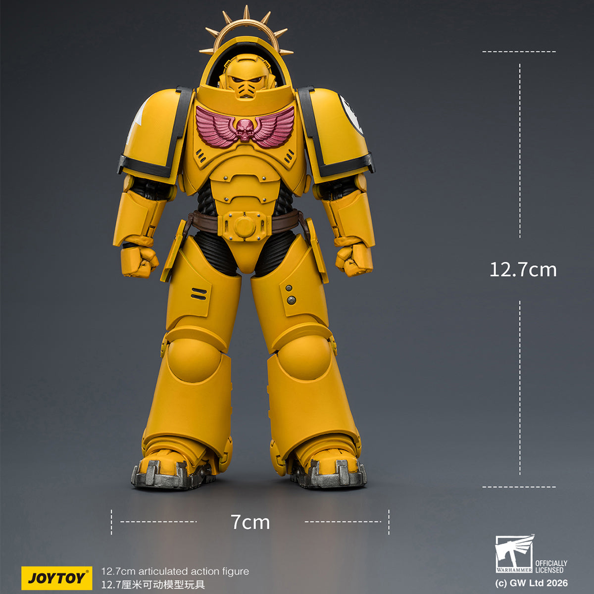 JOYTOY Warhammer 40,000: Space Marine 2 Heavy Intercessor with Heavy Bolt Rifle and Bolt Pistol (Game Edition) 1/18 Scale Action Figure