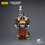 JOYTOY Warhammer The Horus Heresy Iron Warriors Warsmithwith Graviton Crusher Hammer & Legion Praevian with Bolt Pistol 1/18 Scale Action Figure