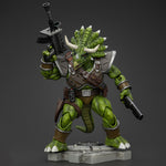 JOYTOY TMNT Casey Jones & Triceraton Infantryman & Adjutant Zork & Captain Zorax Action Figures