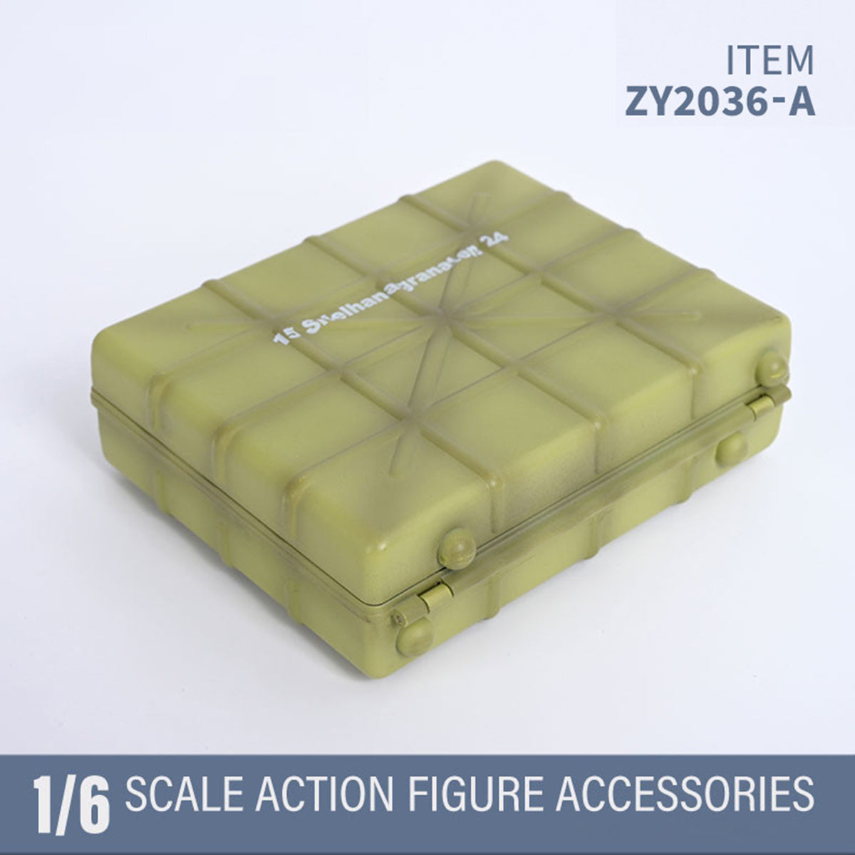 ZYTOYS, WWII Grenade Weapon Model, Doll Accessory for 12-inches Figure