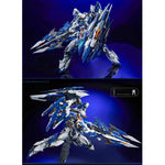 Nuclear Gold Reconstruction & Animester Crystal Envoy Unit 02 Wolf Warrior Mega Mode Alloy Mecha Bmovable 1/72 Scale Action Figure