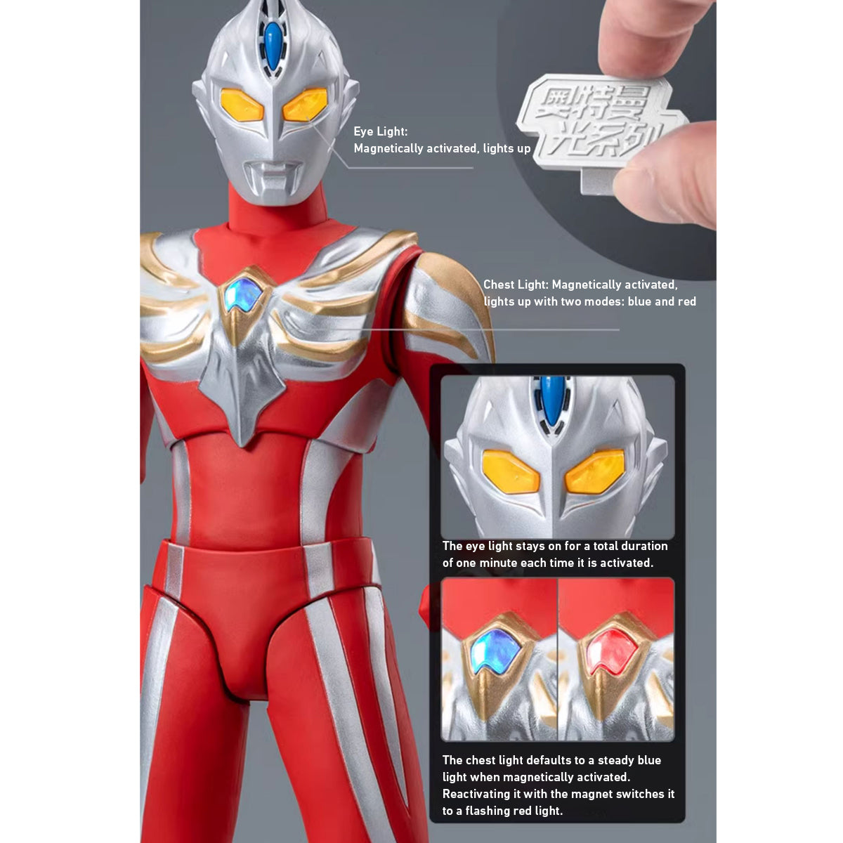 Figura de acción de Max Ultraman de ZD Toys
