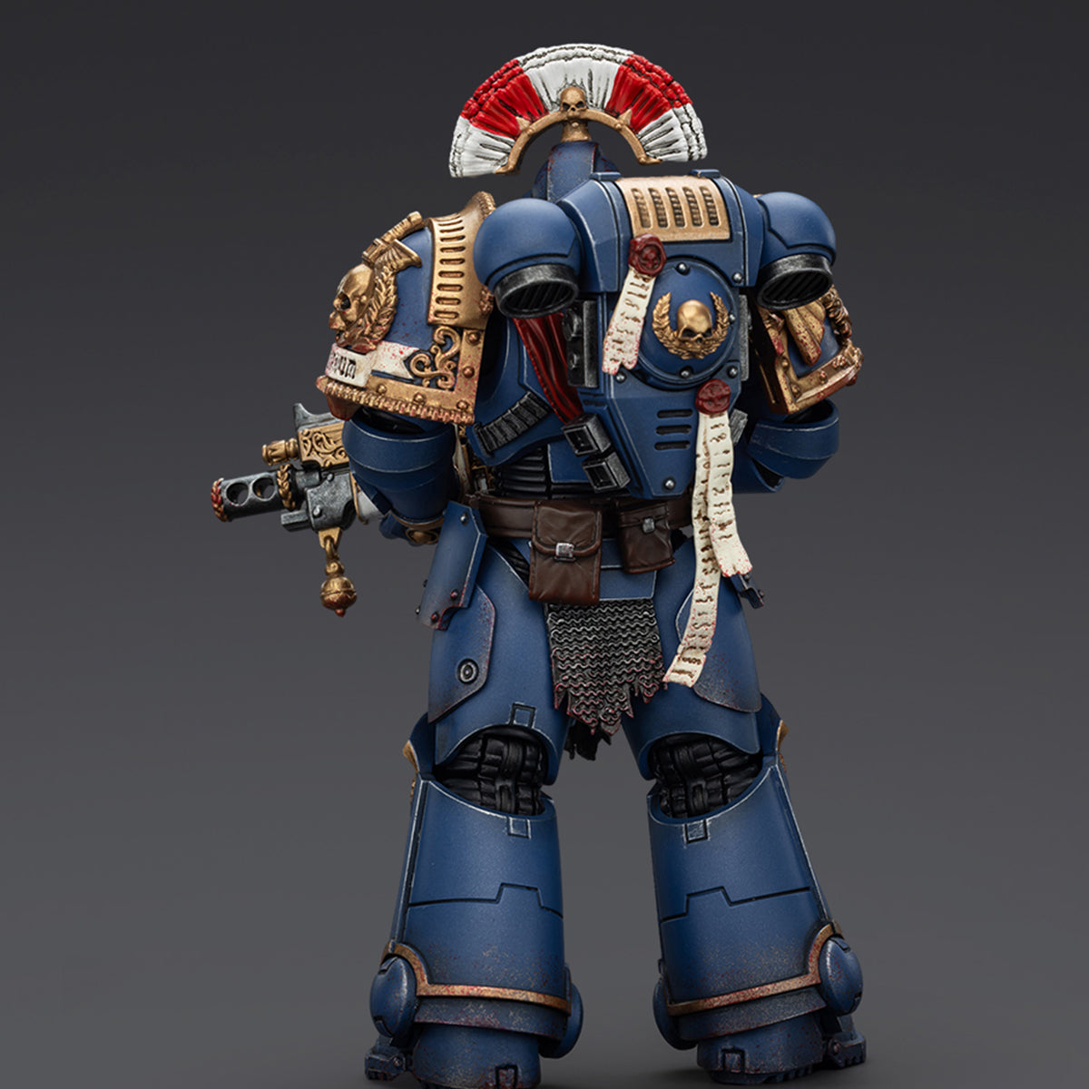(Only Shipped to the US) JOYTOY Warhammer 40,000 1/18 Ultramarines Relic Secundus Armour with Artificer Bolt Rifle Chainsword and Bolt Pistol JT01536 Action Figures