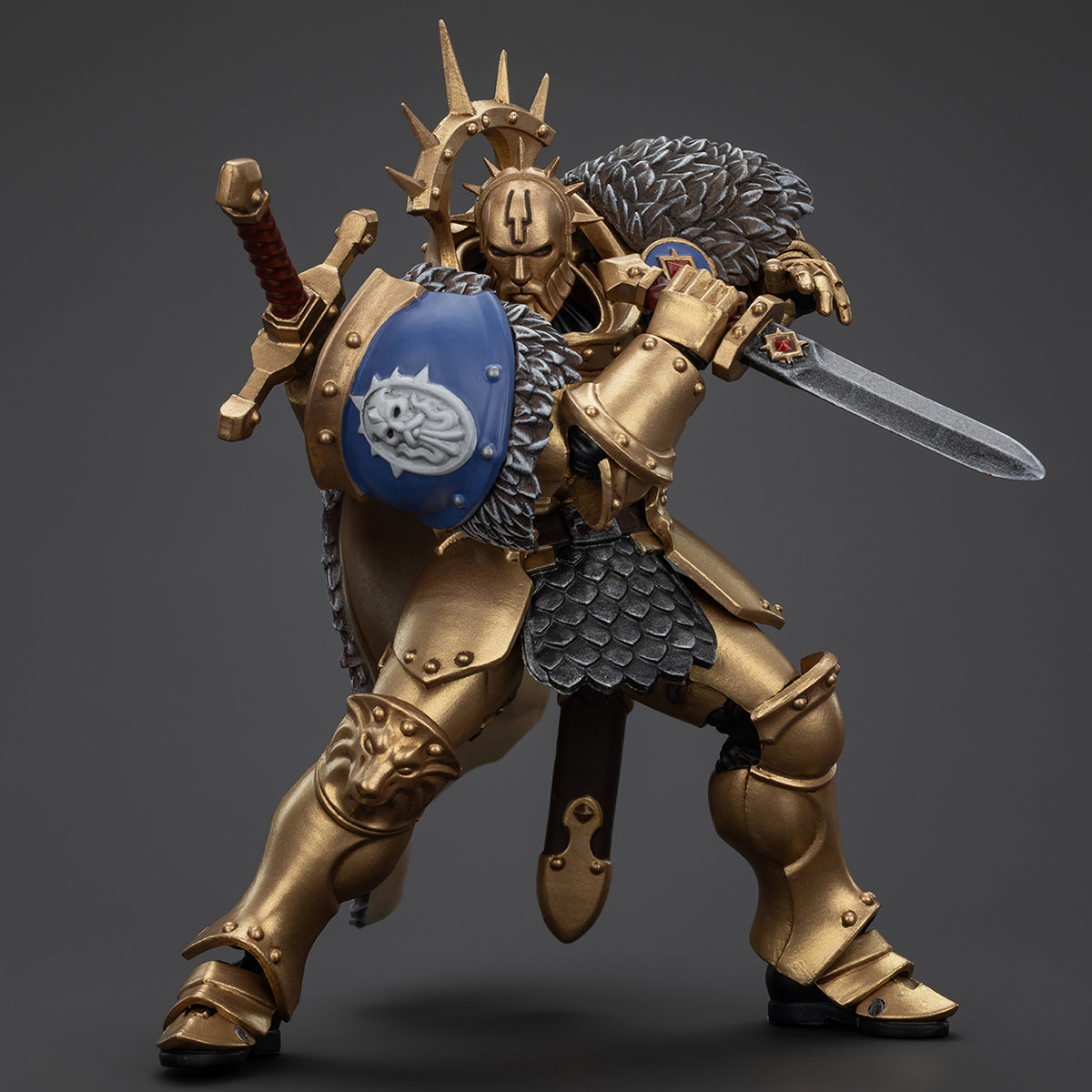 JOYTOY Warhammer AGE OF SIGMAR Stormcast Eternals The Blacktalons Hendrick The Silver Wolf Figuras de acción