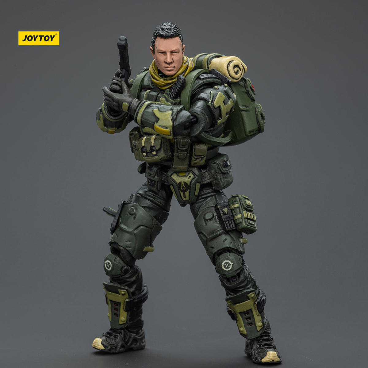 JOYTOY APOC Series Falcon 02 Rapid Assault Mech ST-8615 + Steel Ride Corps Assaulter Rhett JT03417+ JT01970 1/25 Scale Action Figure
