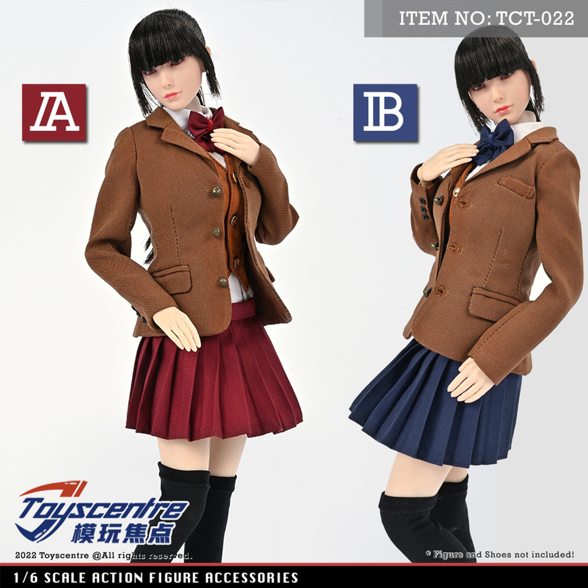 Toyscentre, Female Suit Skirt Set, Doll Clothes Accessory for 12-inches Action Figurine