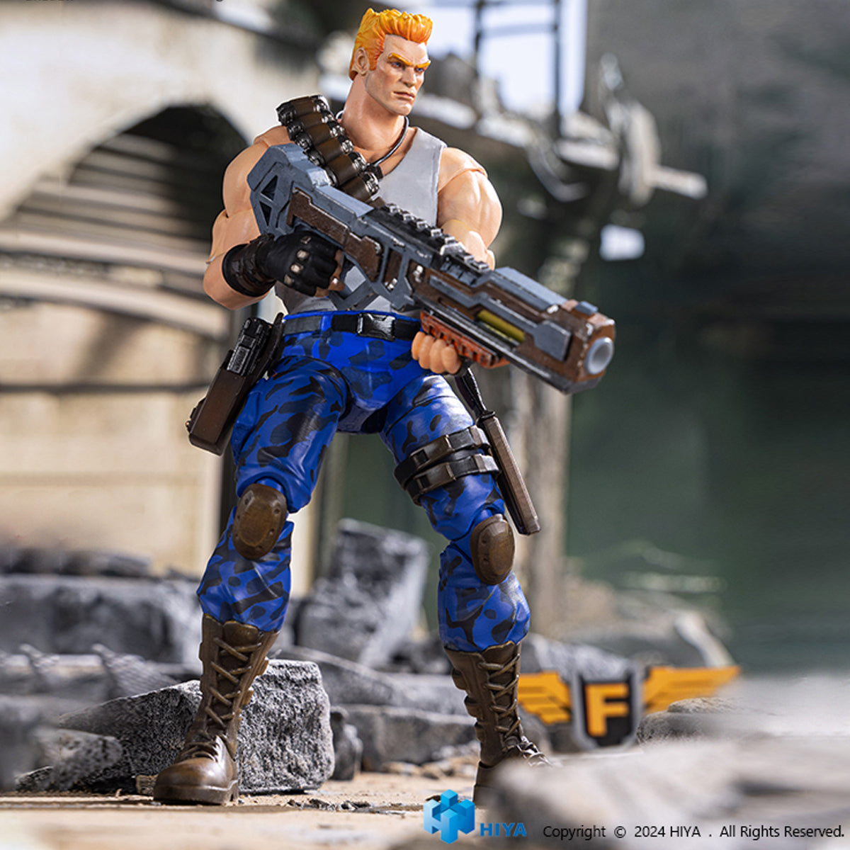 HIYA, Contra: Operation Galuga Exquisite Basic Series, Action Figure