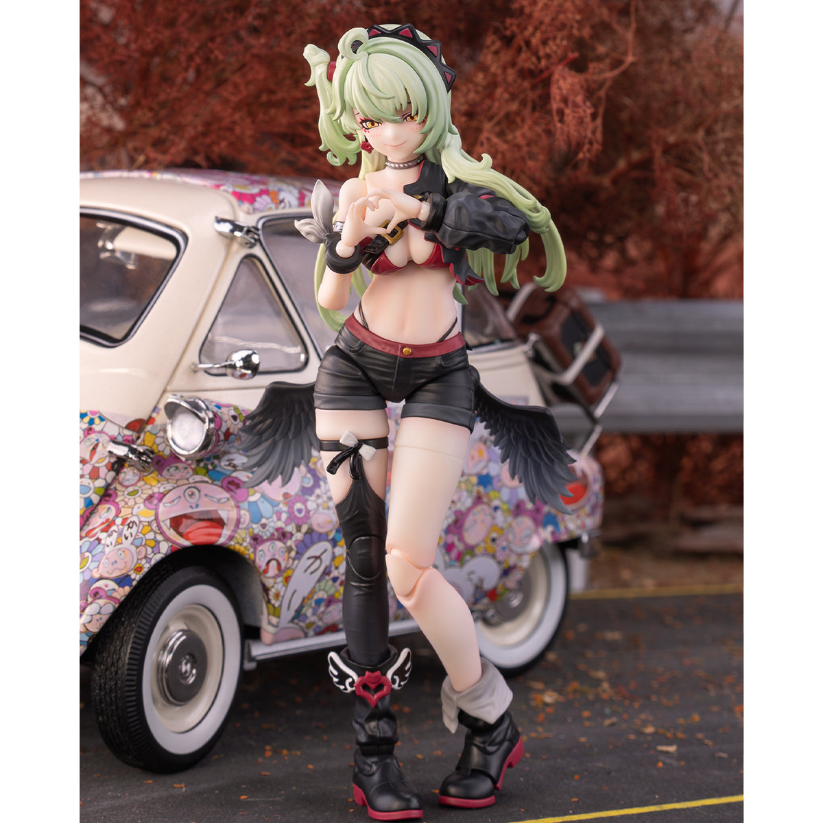 CiYuanJuXiang Magic Sound Angel Maomao Hoshikawa (Green Hair Ver.) 1/12 Scale Action Figure