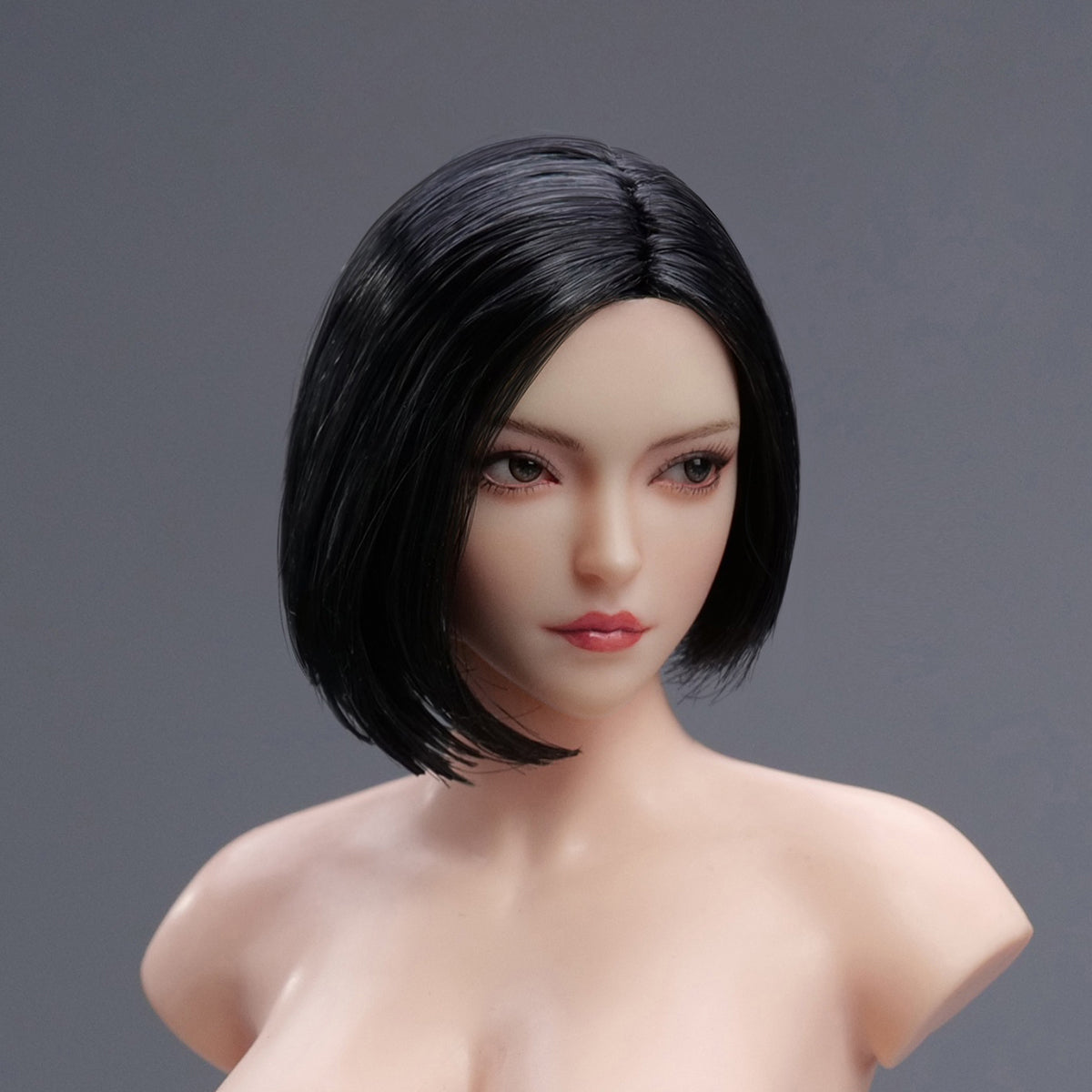 YMTOYS Action Figure Head Sculpt Accessory: Asian Female Head Sculpture - Xiao Zhao, Movable Eye, For 12-inch Miniature Figure