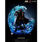 JIMEI PALACE, Saint Seiya Marine General Series Poseidon, Limited Edition Art Anime Statue