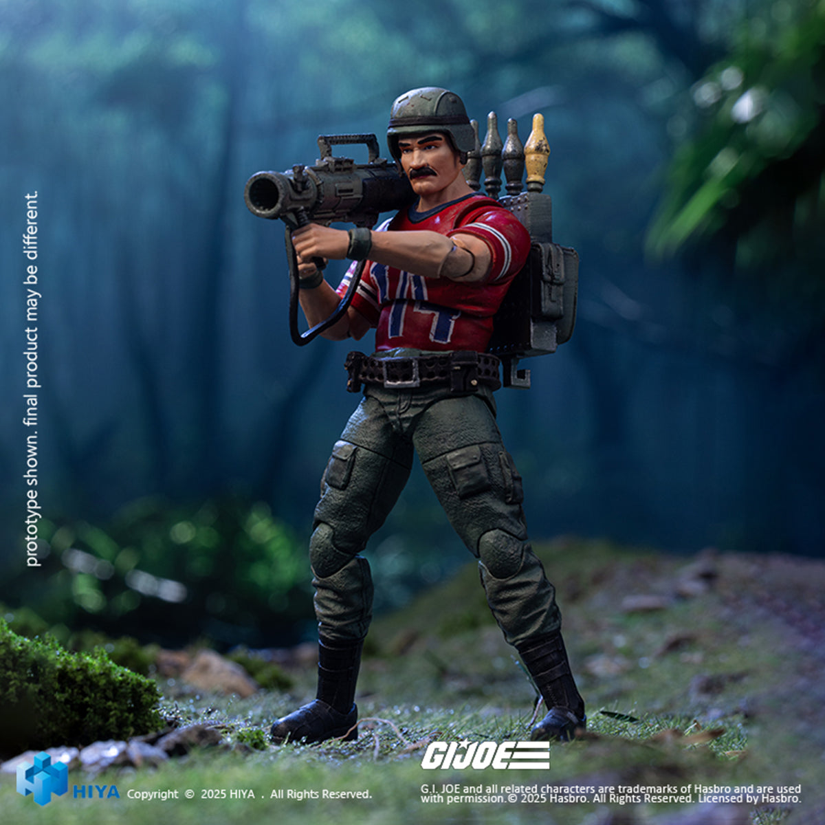 HIYA Exquisite Mini G.I. Joe Bazooka Action Figures