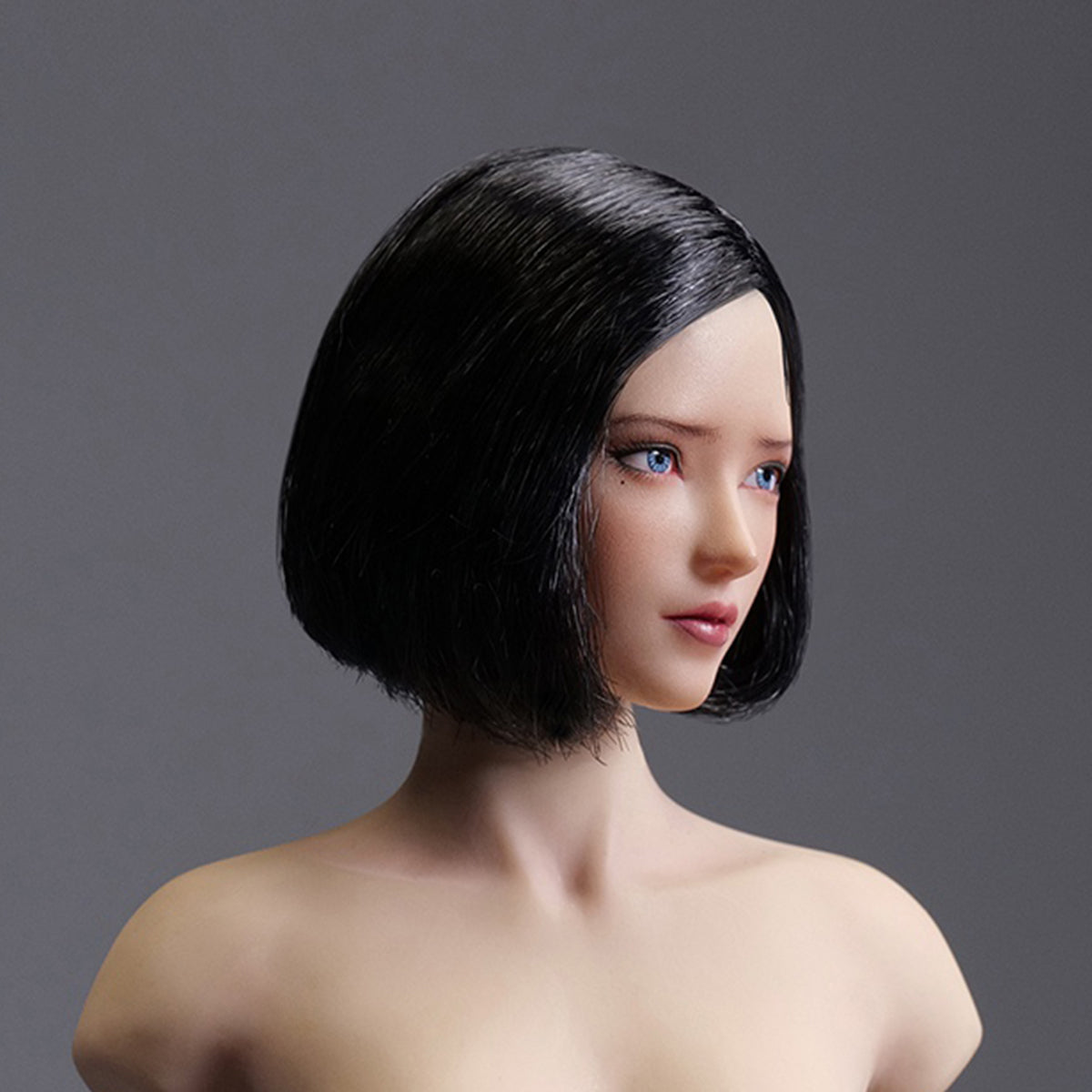 Escultura de cabeza femenina asiática con ojos móviles de YMTOYS - Lianxiang para figuras de acción