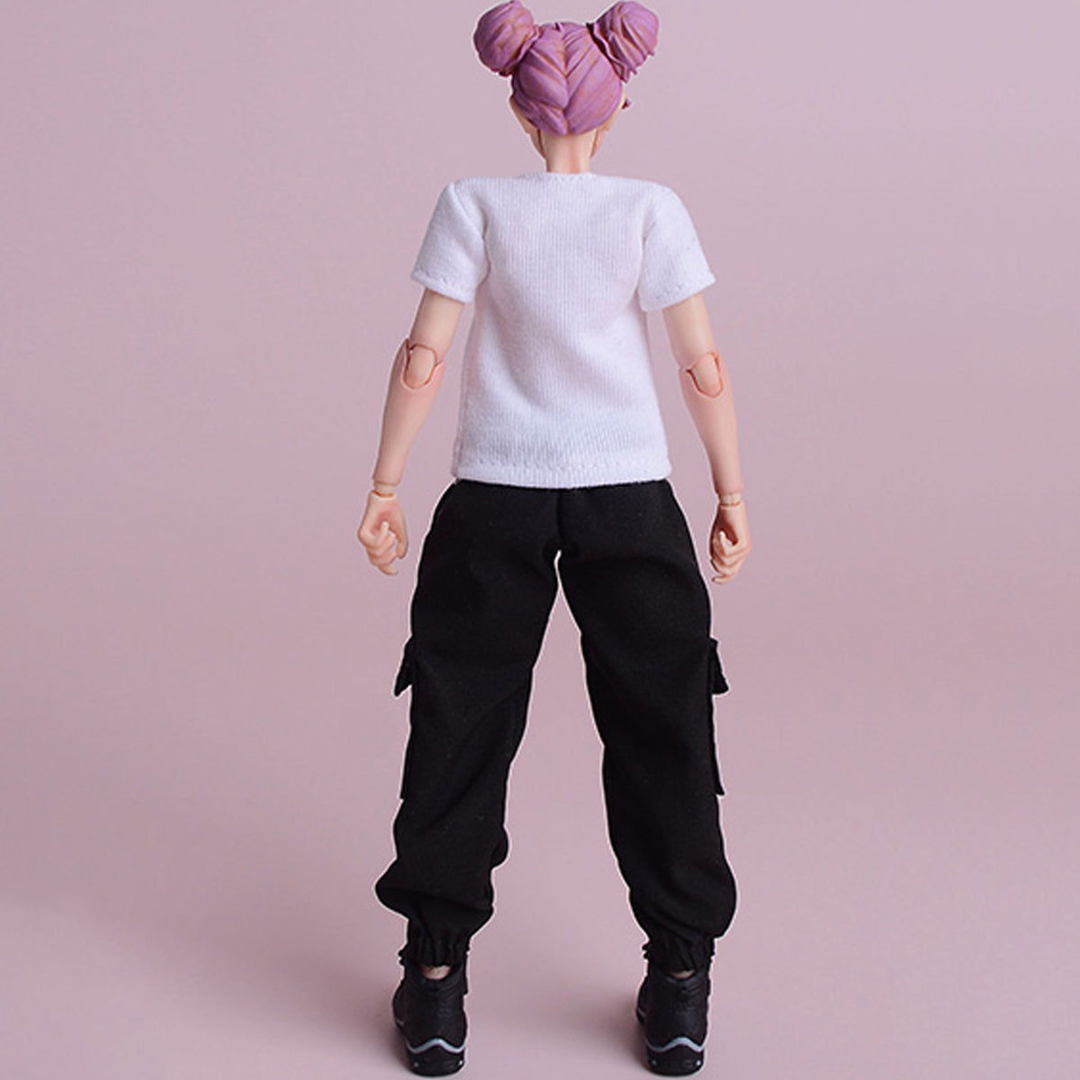 Vêtements de poupée ATStory : T-shirt blanc à manches longues et courtes pour figurine de collection de 15 cm
