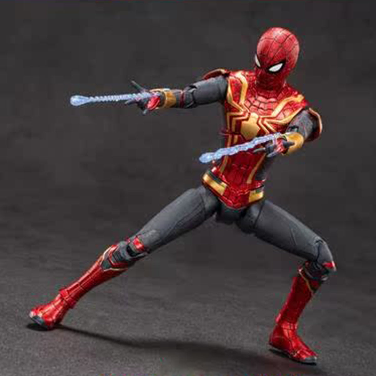 Figura de acción coleccionable de ZD Toys: Serie Aniversario: Spider-Man Rojo y Dorado (1913-1902), estilo película, miniatura a escala 1:10