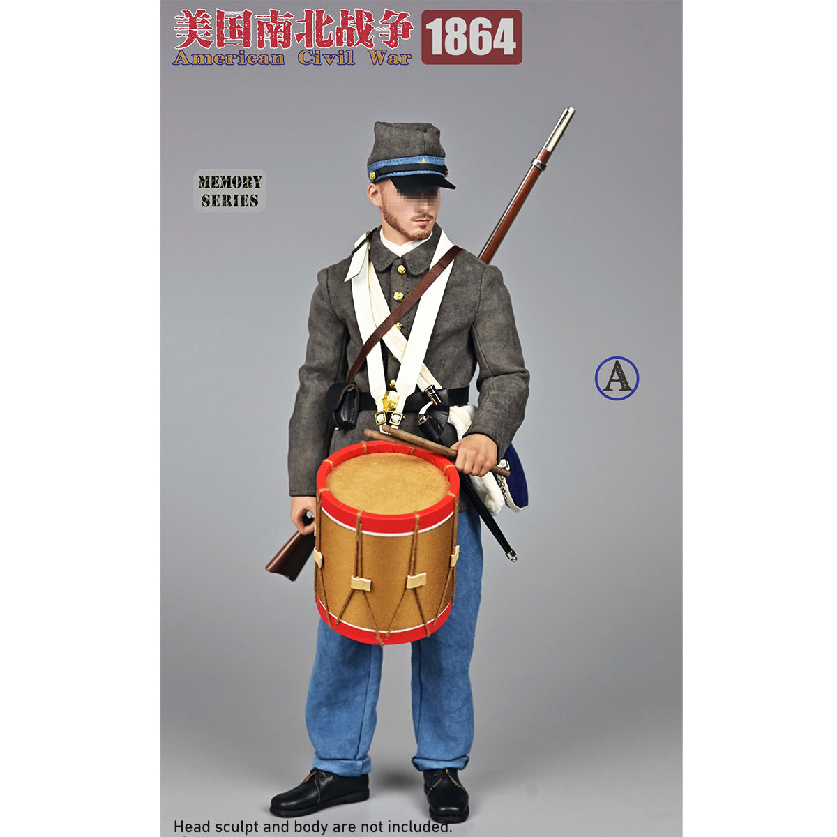 QORANGE QOTOYS American Civil War 1864 Accessory Pack for 1/6 Scale 12-inches Action Figurine