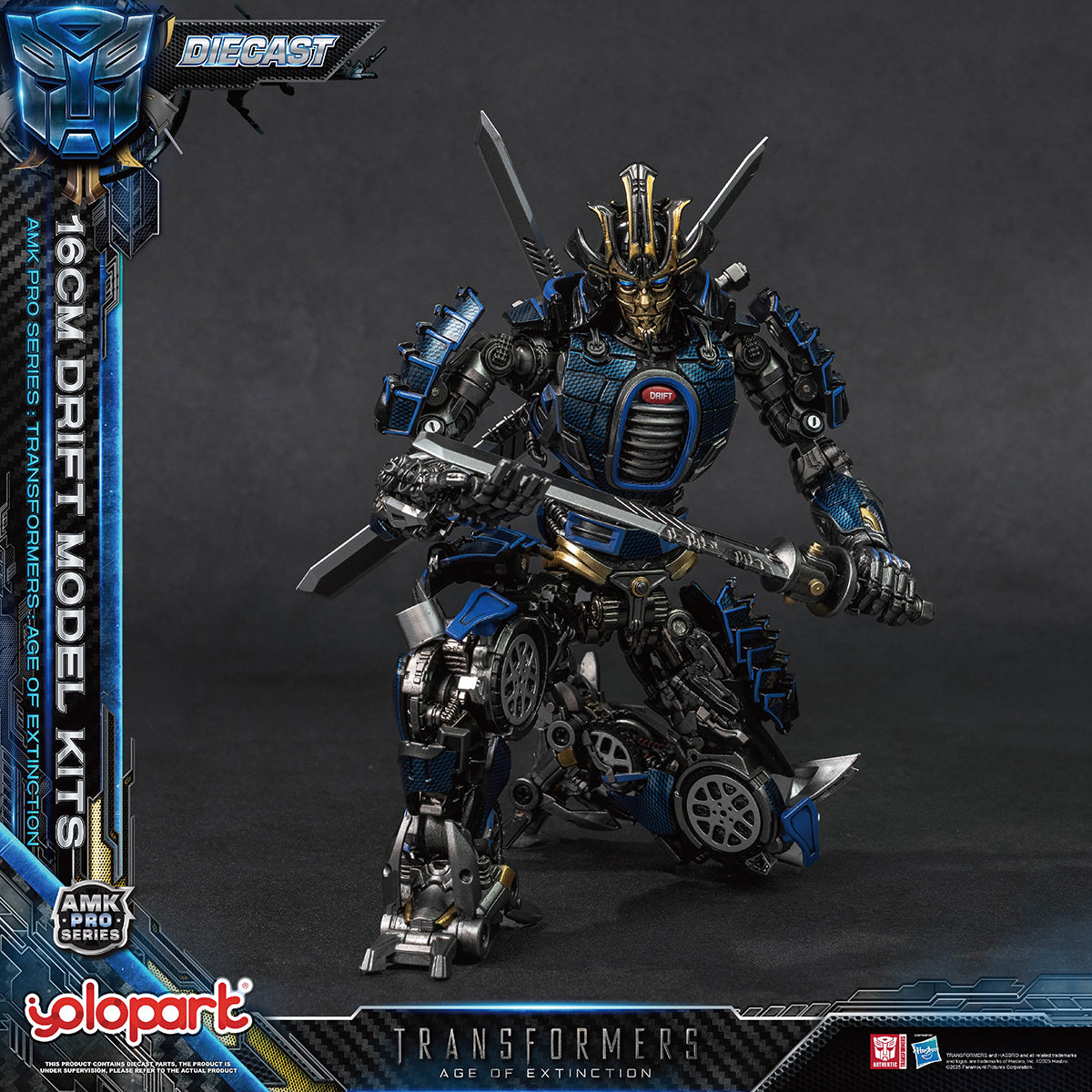 YOLOPARK AMK PRO Series Transformers Drift Die-Cast Assembly Model Kits