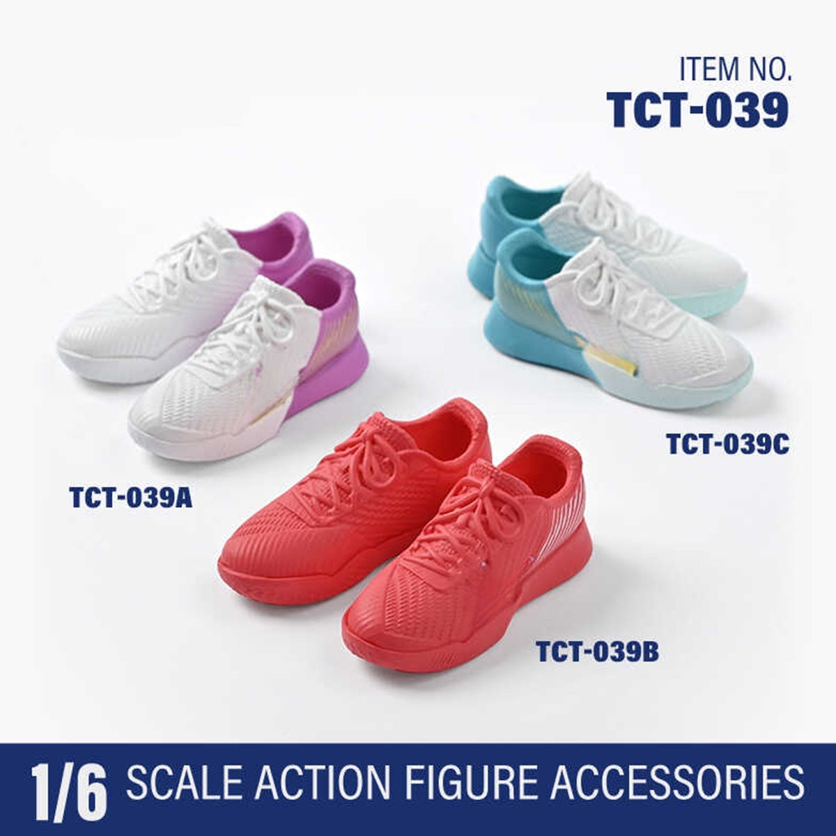 ZYTOYS, Sneakers Shoes, Doll Accessory for 12-inches Action Figurine