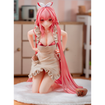 Figura de anime de conejo blanco Rosu (versión delantal)