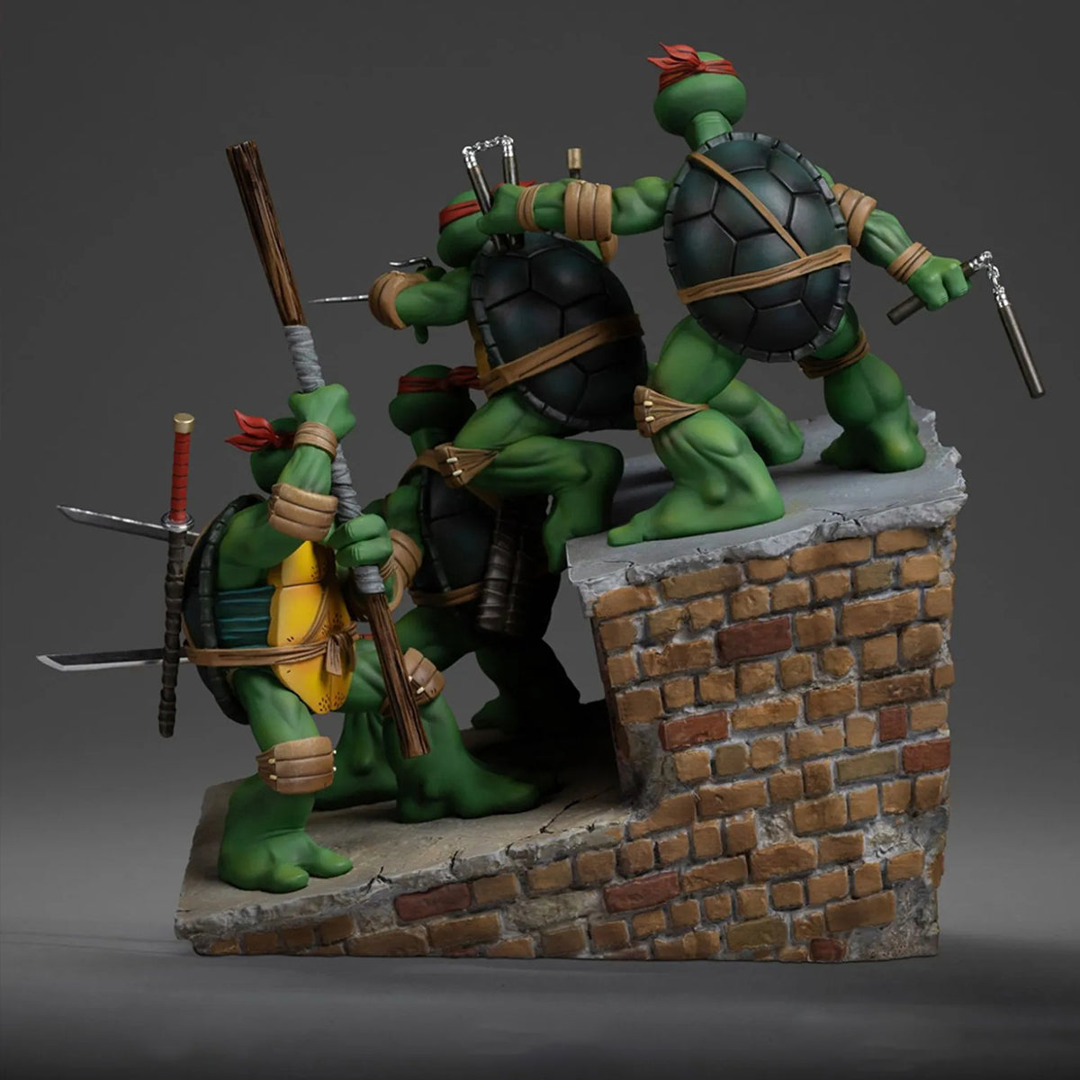 Iron Studios 1/10 Teenage Mutant Ninja Turtles TMNT 1st Cover Set Art Movie Statue