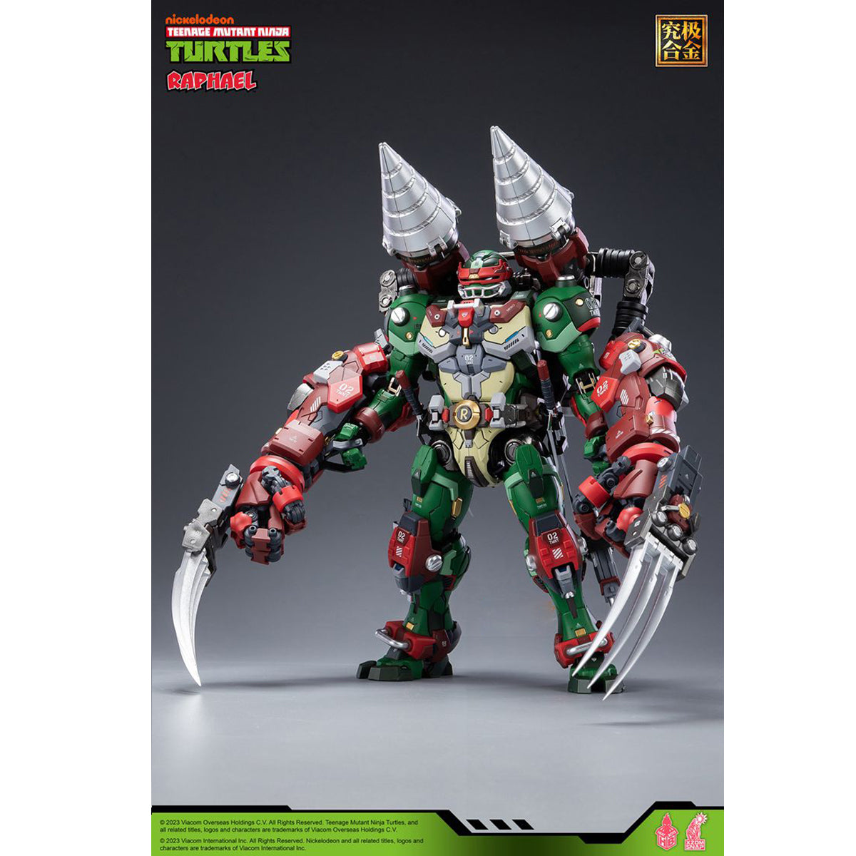 (Only Shipped to the US) HEATBOYS Mecha Alloy Armor TMNT Raphael HB0013 Action Figure
