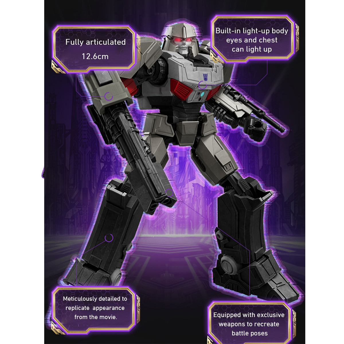(Only Shipped to the US) BLOKEES Origins One Megatron Assembly Model Kits Beyond Edition