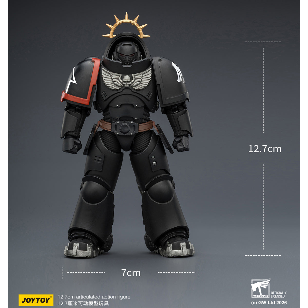 JOYTOY Warhammer 40,000: Space Marine 2 Heavy Intercessor with Heavy Bolt Rifle and Bolt Pistol (Game Edition) 1/18 Scale Action Figure