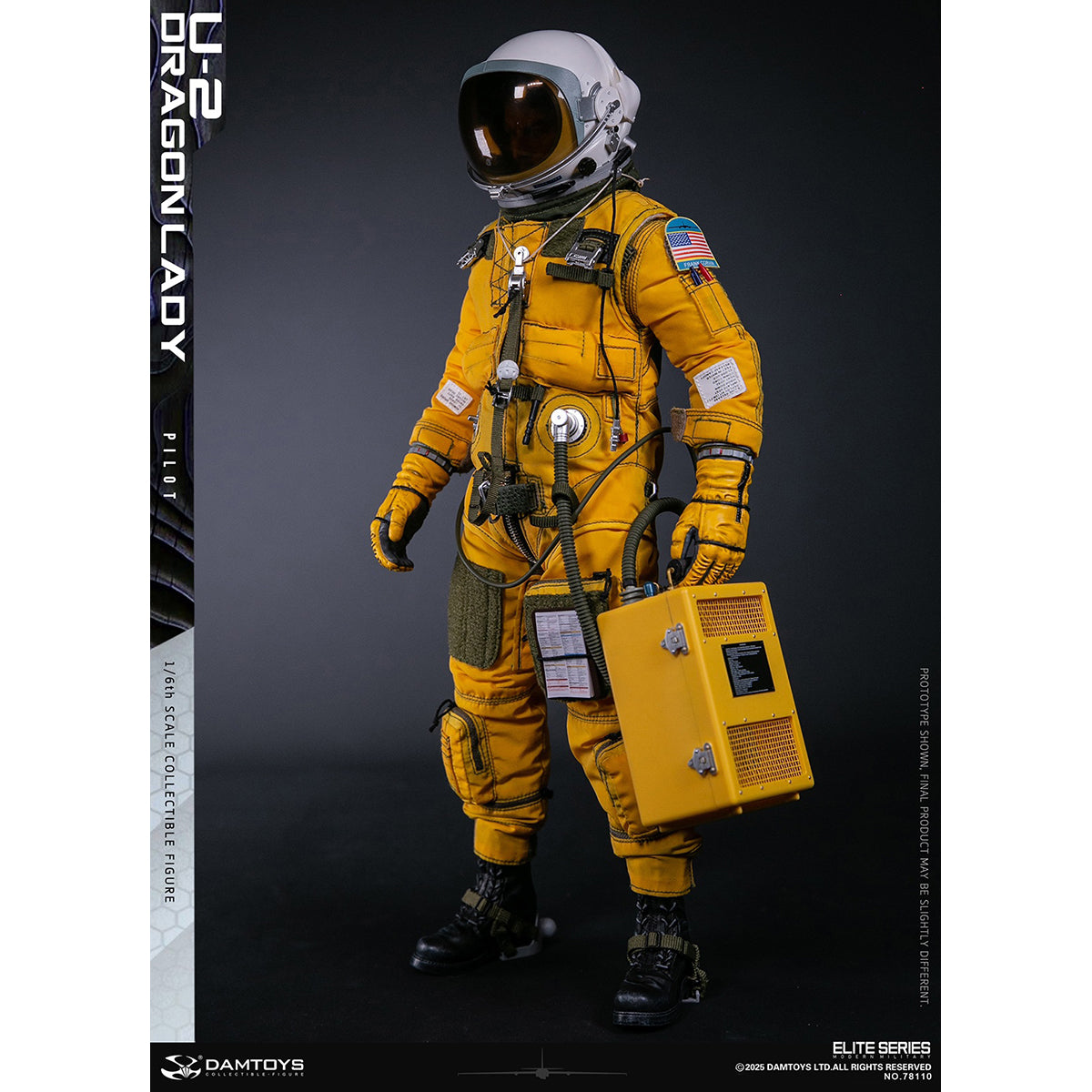 DAMTOYS, U-2 Dragon Lady Reconnaissance Aircraft Pilot & SR-71 Blackbird Reconnaissance Aircraft Test Pilot, Action Figures
