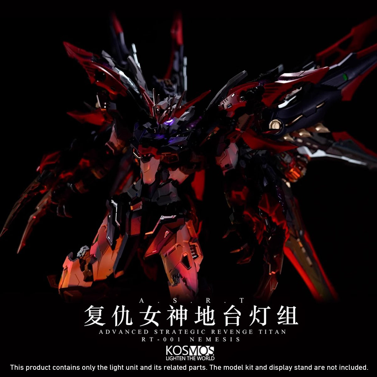 KOSMOS Machine Advanced Strategic Revenge Titan RT-00I Nemesis Accessories Luminous Lamp Group Set Base Only