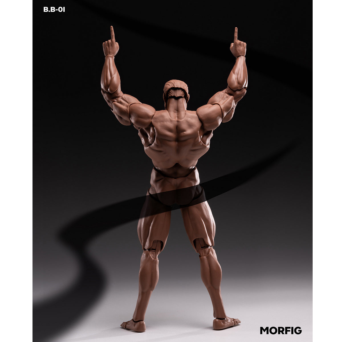 MORFIG Muscular Male Articulated Joints B.B-01 1/12 Scale Action Figure Body
