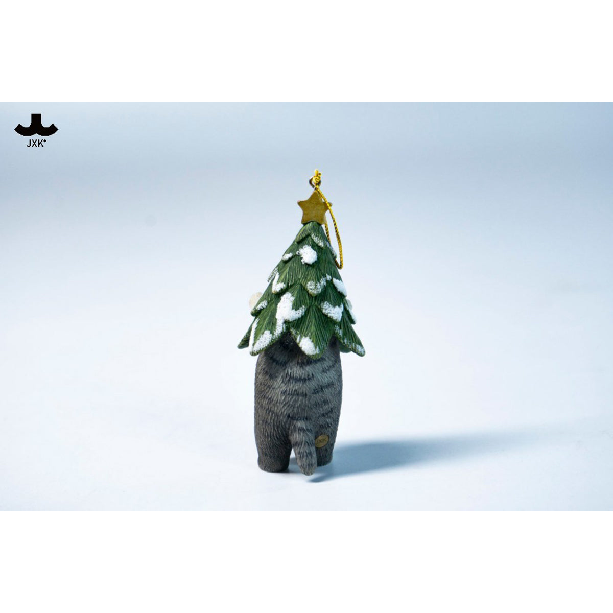 JXK Christmas Cat Tree Static Expertly Hand-Painted Lifelike Animal Figurine
