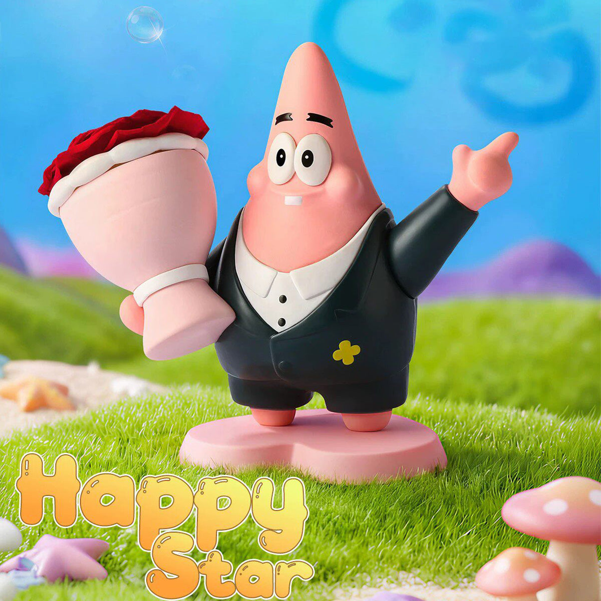BESTINE SpongeBob SquarePants Bikini Bottom Residents: Starlight Monologue Series Blind Box (1 Random)