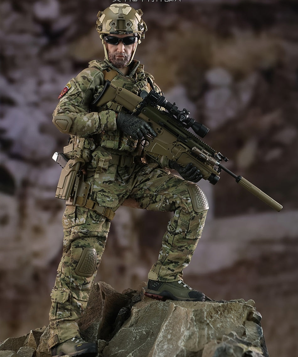 (Only Shipped to the US) Minitimes Toys Male Collectible Action Figure: US Army Special Forces 1:6 Scale Military Style Flexible Figure