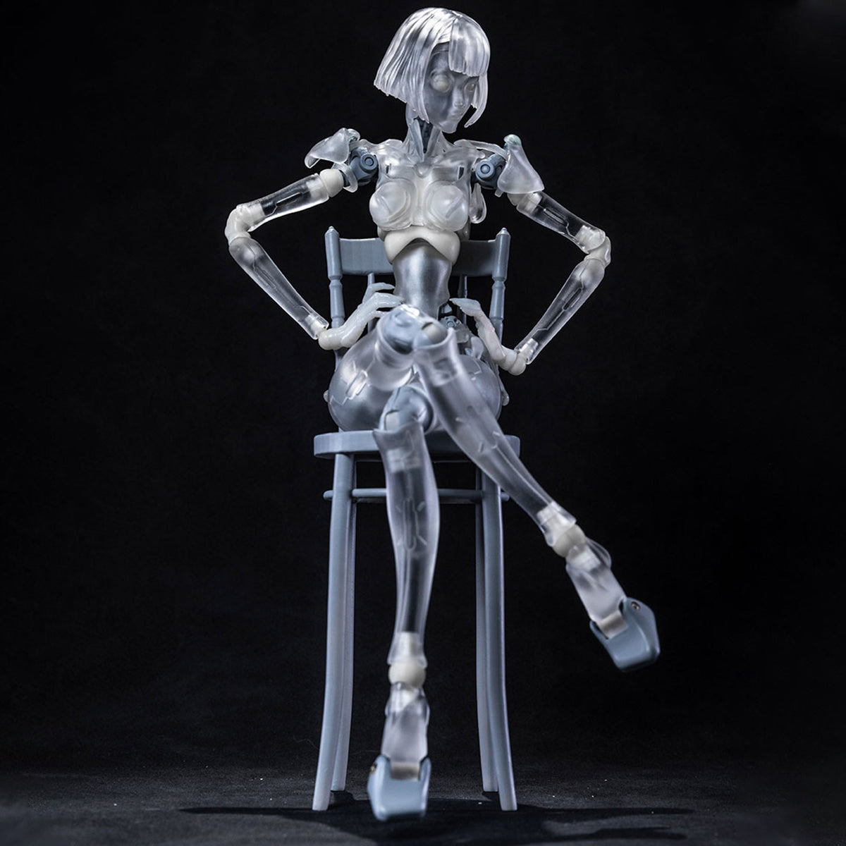 GUKE Workshop AI Agent-Femella C1 Transparent Edition Action Figures