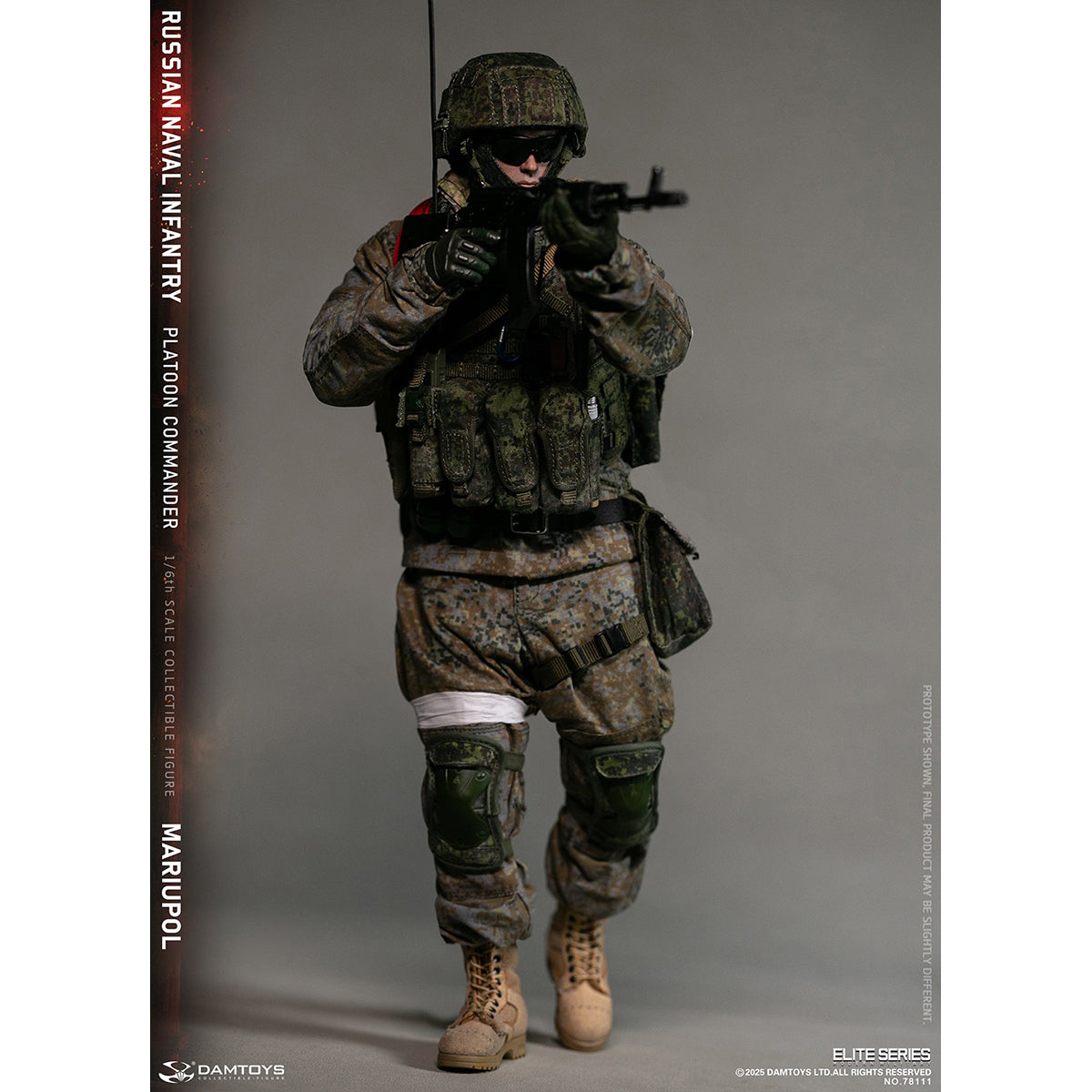 DAMTOYS NO.78111 Russian Naval Infantry Commander Mariupol 1/6 Scale Action Figure