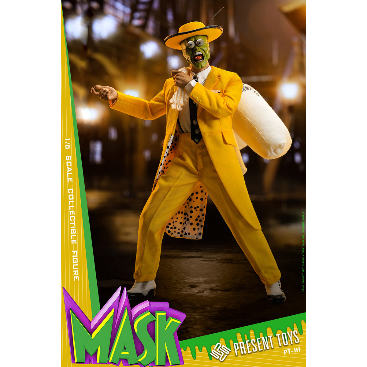 PRESENT TOYS Masked Man in Yellow Tailcoat Action Figures