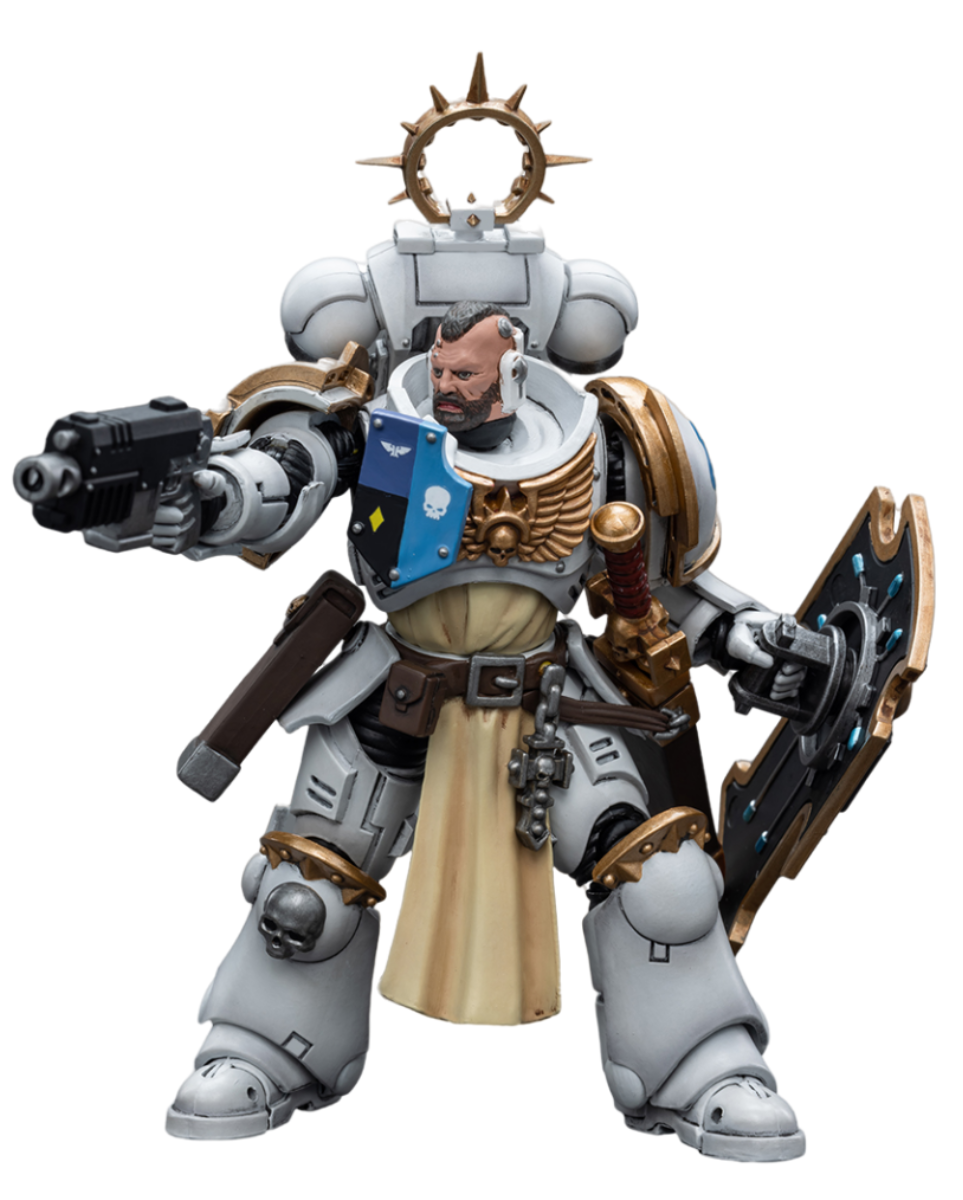 HiPlay JoyToy Warhammer 40K Collectible Figure: White Consuls Bladeguard Veteran 1:18 Scale Action Figures JT7981