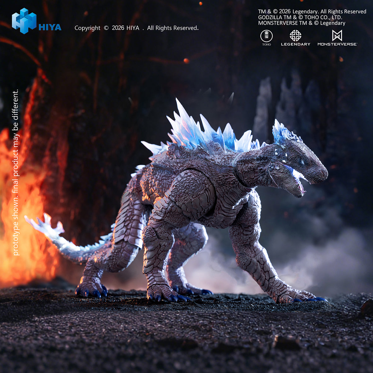 HIYA EBG0312 Godzilla: The New Empire - Frost Breath Shimo Monster Action Figure
