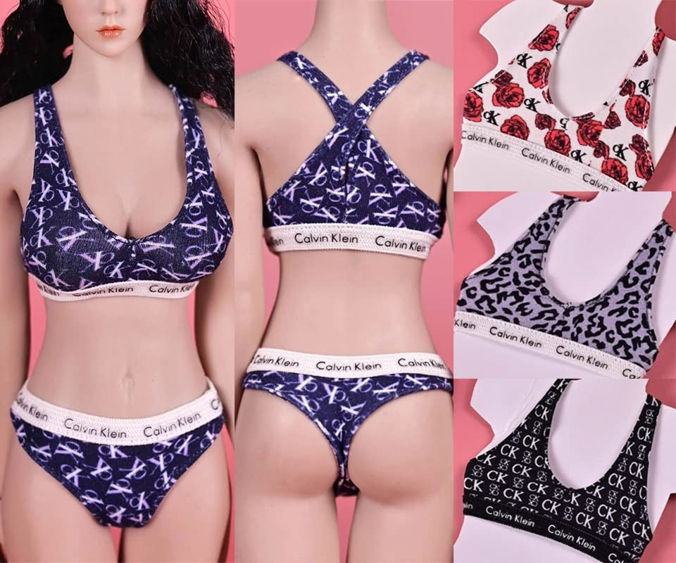 (Only Shipped to the US) 1/6 Scala Bikini+Mutandina, Costume Costume per 12 pollici Femminile Seamless Action Figure Phicen/TBLeague Bikini06 A