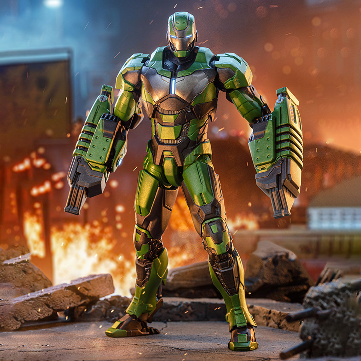 ZD Toys Iron Man MK26 Gamma (Non-Luminous) Action Figures