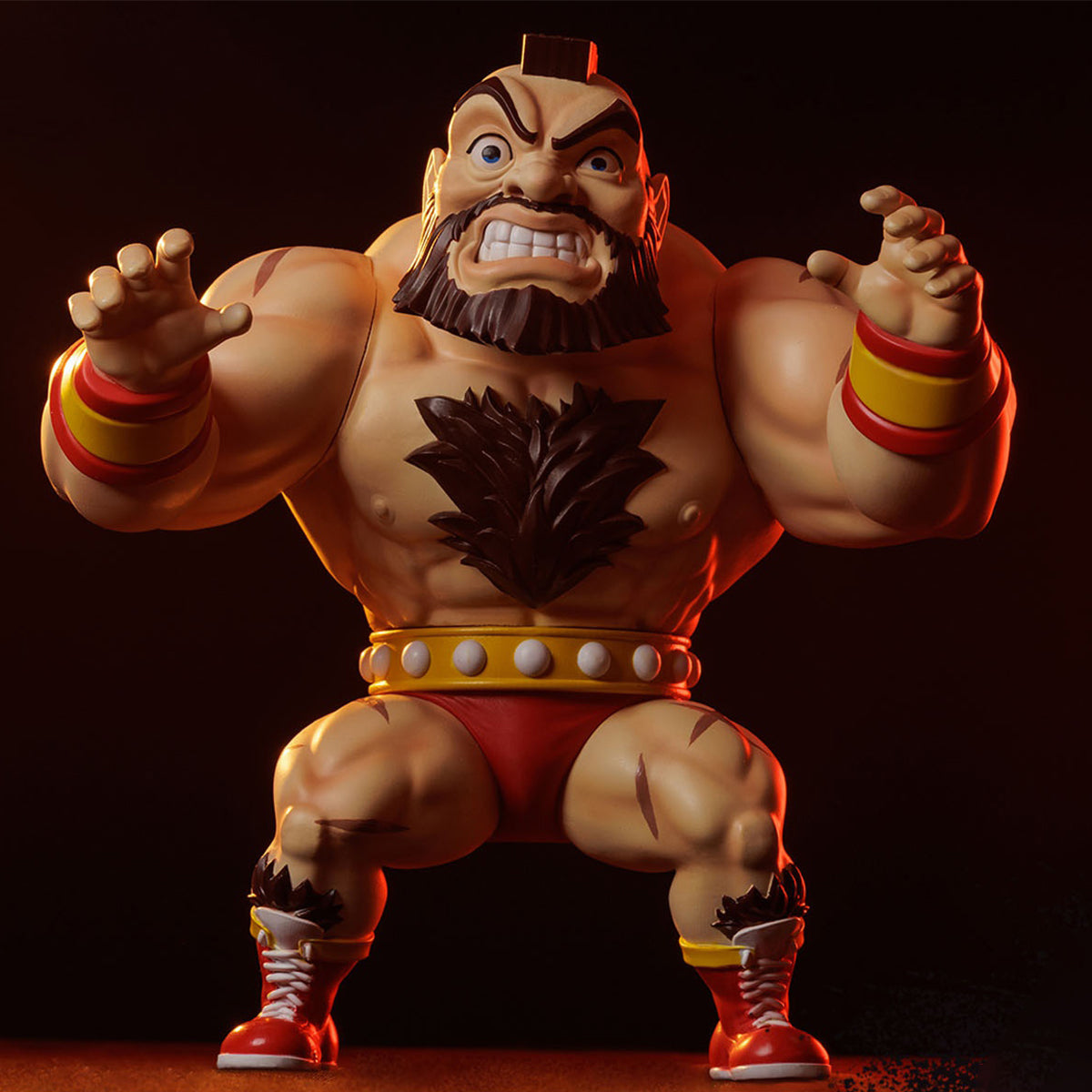 Asmus Toys Street Fighter QBITZ XL Series ZANGIEF Action Figures