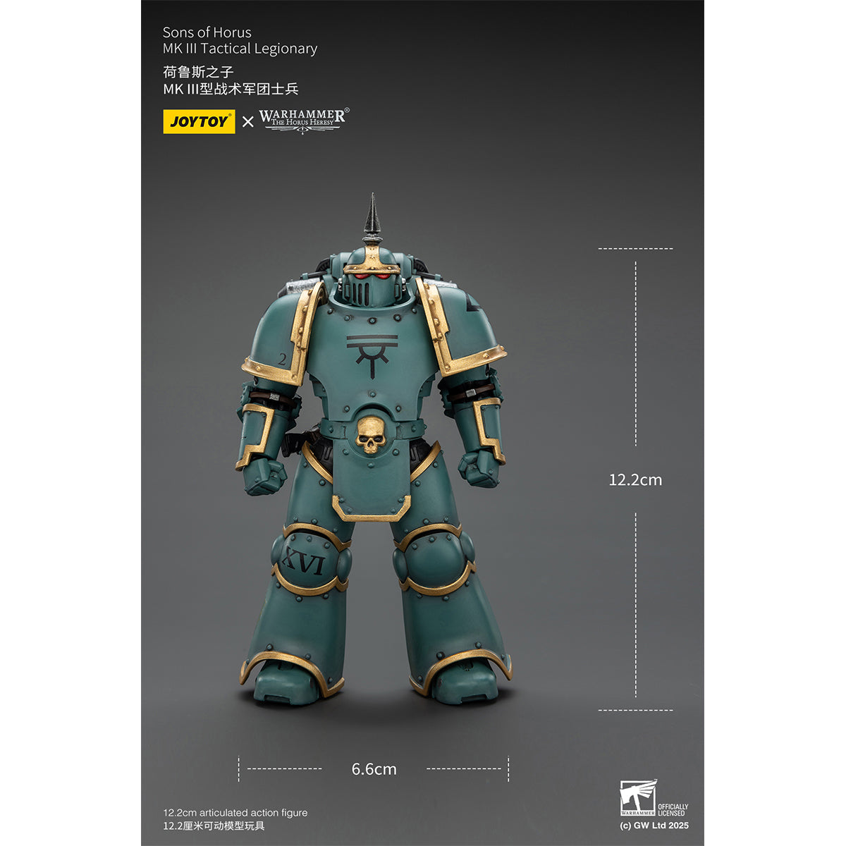 JOYTOY Warhammer Thousand Sons Sons of Horus Alpha Legion Ultramarines Space Wolves Imperial Fists Blood Angels MK lll Tactical Legionary 1/18 Scale Action Figure