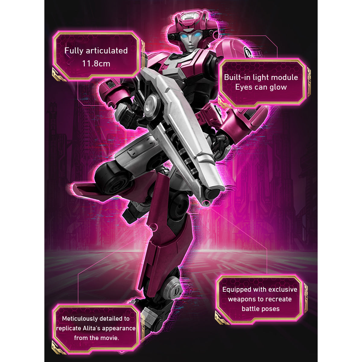 (Only Shipped to the US) BLOKEES transformers Origins One Elita Assembly Model Kits Beyond Edition