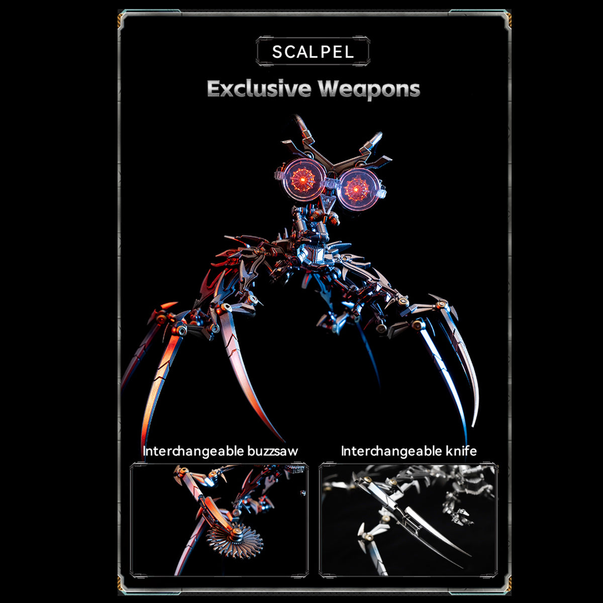 Killerbody Transformers Scalpel Action Figure 32 Points of Articulation