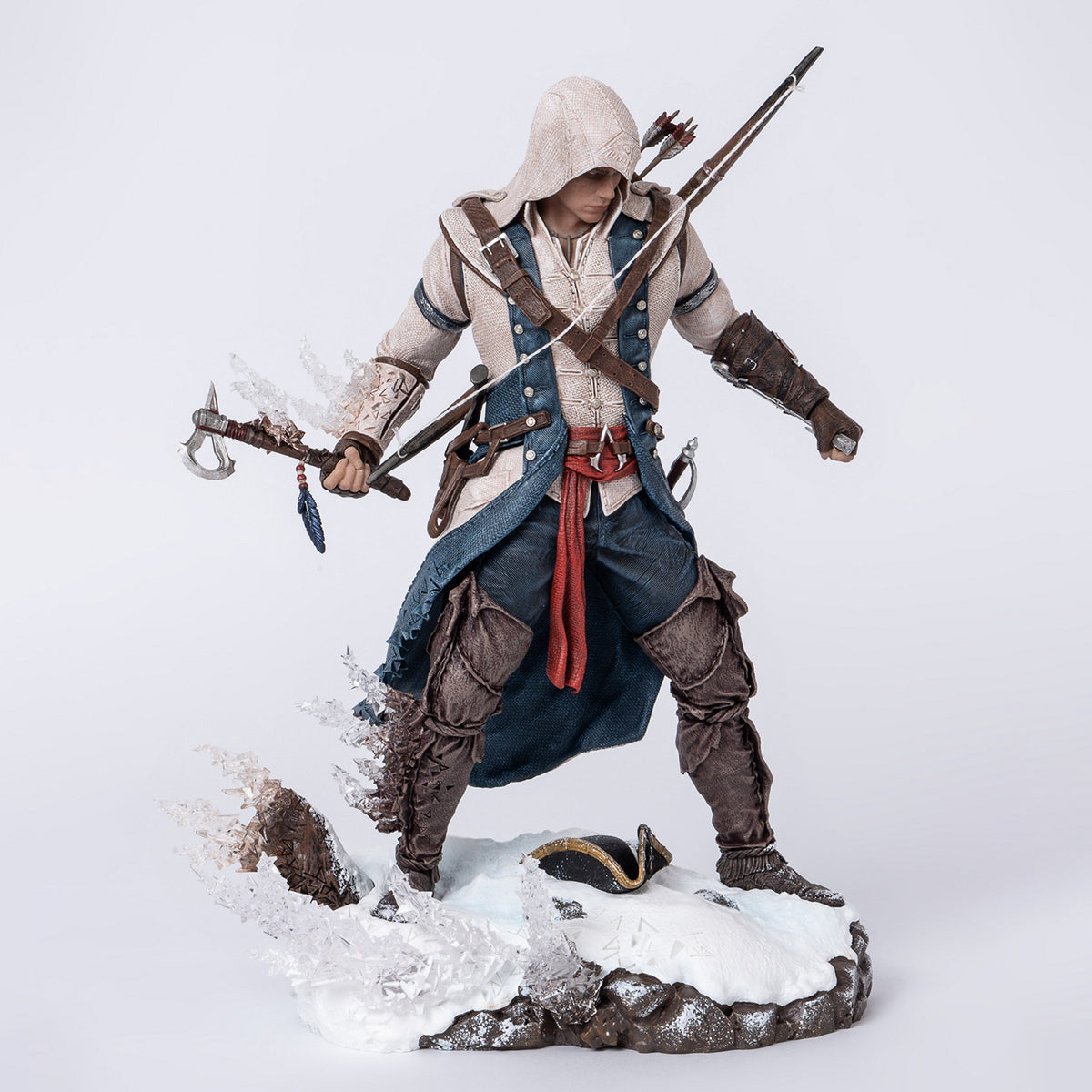 Estatua artística de Connor, personaje del juego Assassin's Creed Animus de PureArts