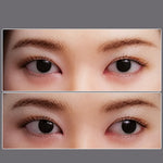 YMTOYS, Movable Eyes Asian Female Head Sculpt Wheat, For 12 Inches Figure